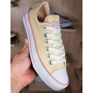 Championes Converse | Amarillo Lineas Rosas