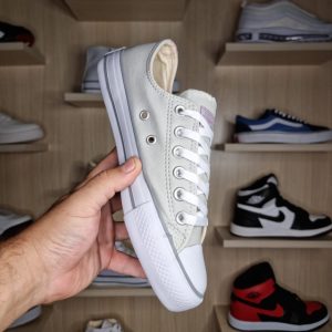 Championes Converse CUERO | Gris Lila