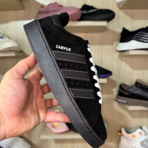Adidas campus | Negro Línea Negra Gamuza
