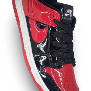 Dunk Low |  Rojo y Negro Brilloso