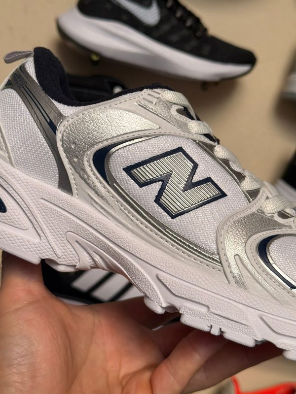 New Balance 530 White Silver - Image 5